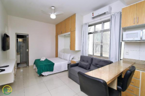 Reformado e silencioso studio em Copacabana